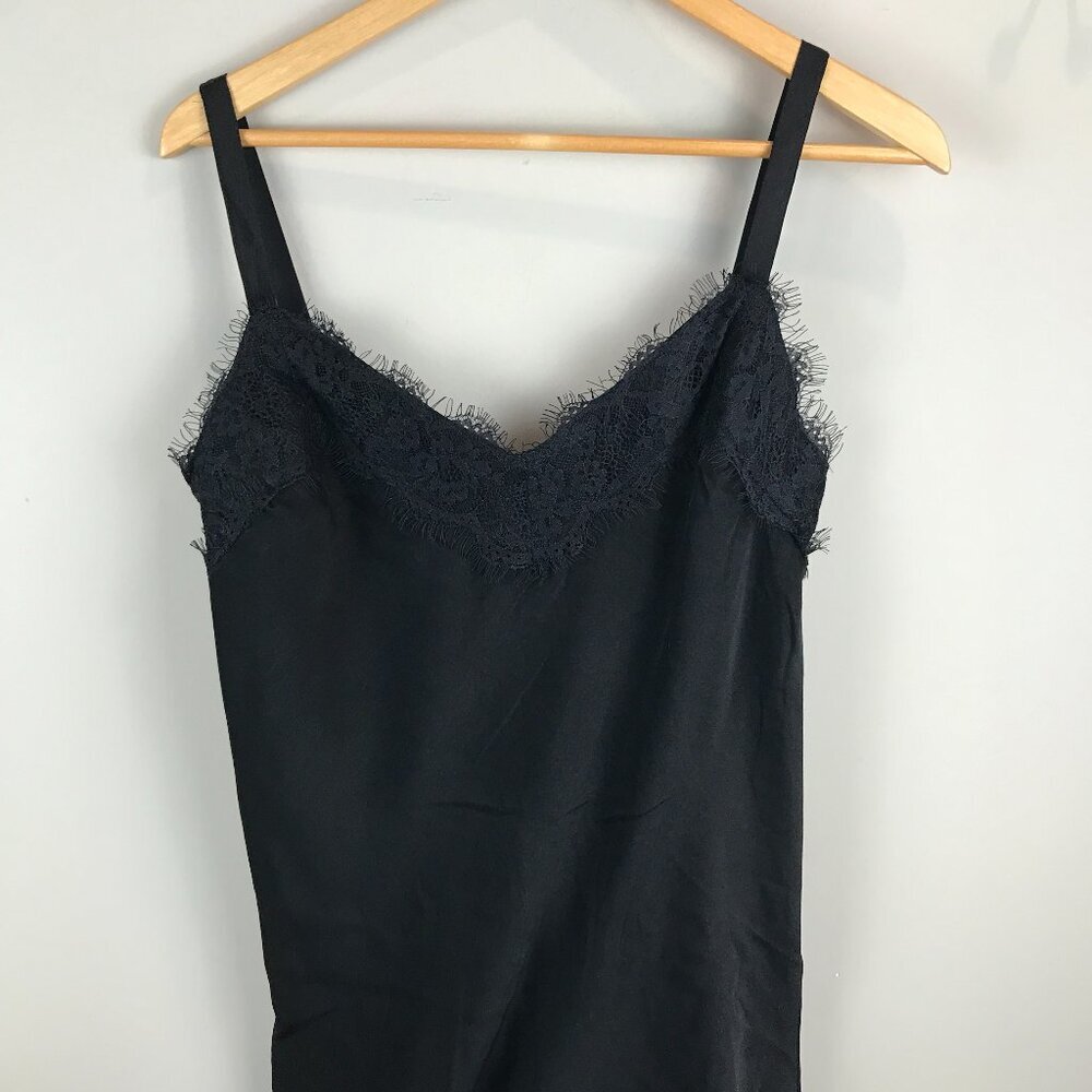 Rebecca Minkoff NWOT Black Slip Dress Size M